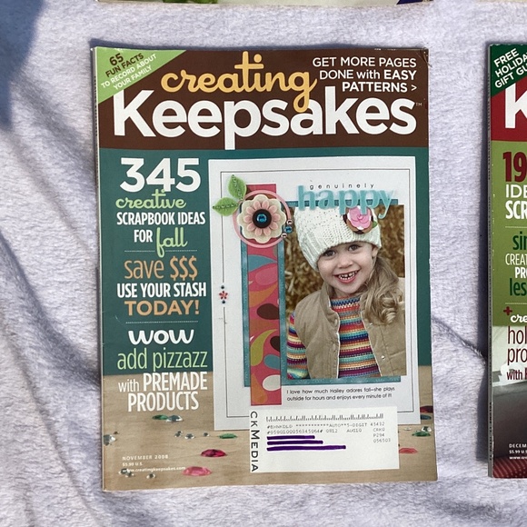 8 Creating Keepsakes Crafting Scrapbook Magazines - Picture 5 of 11